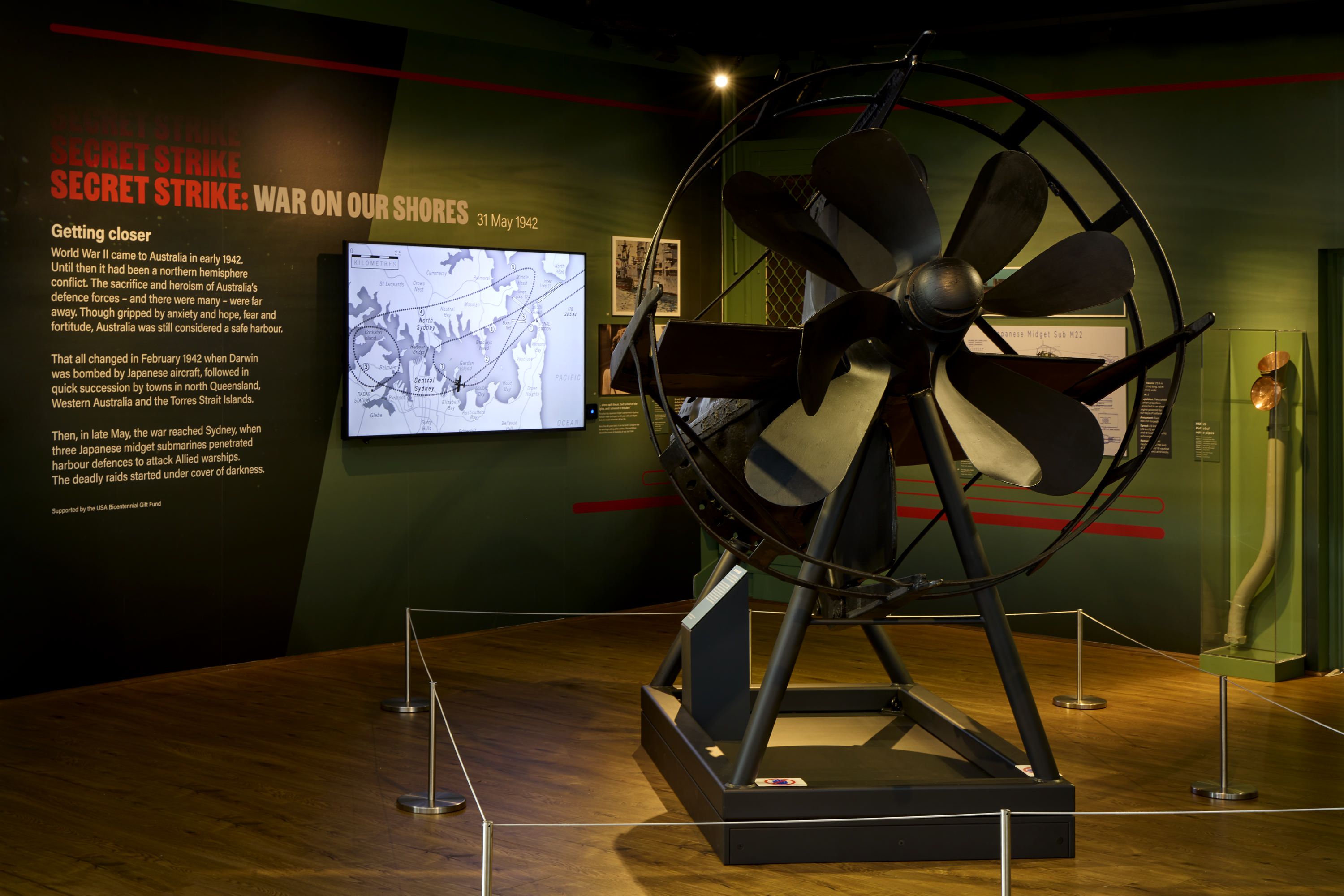 Photograph of a museum exhibition