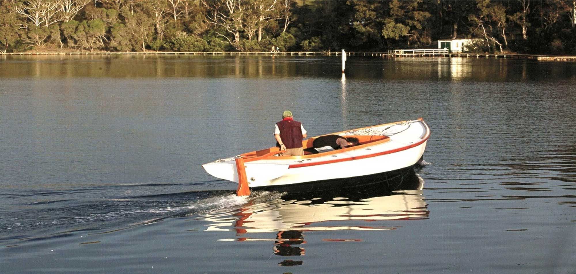 Photo of a small boat on the water