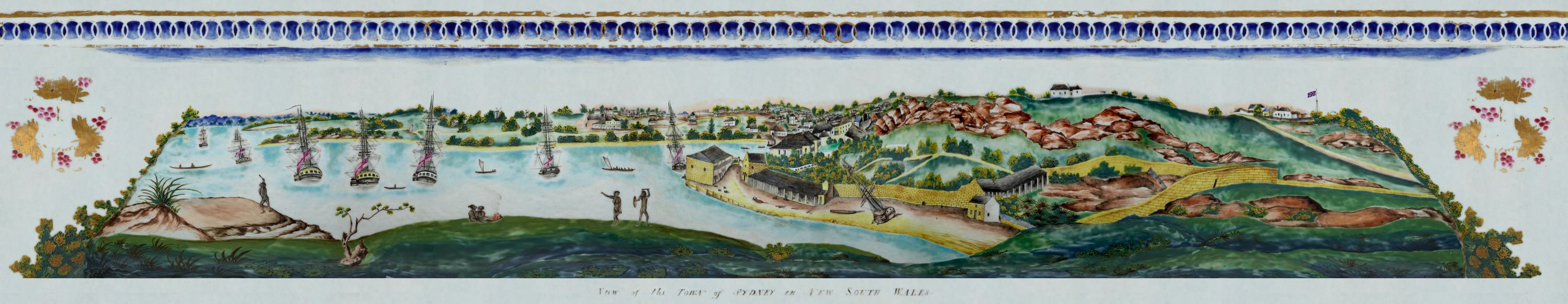 A painting of Sydney Harbour 