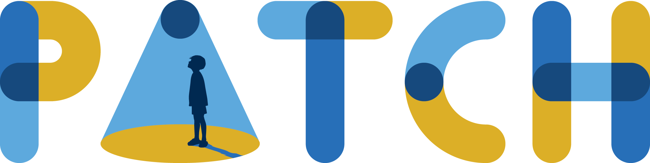 Coloured logo for Patch Theatre