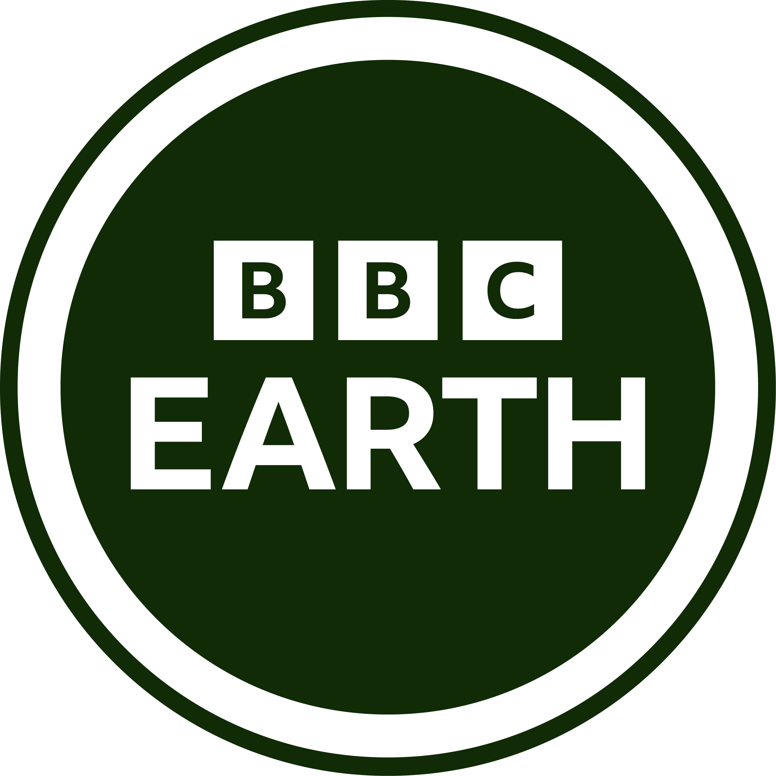Green Circle logo saying BBC EARTH