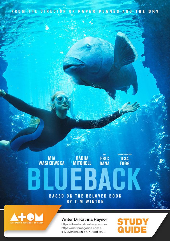 Poster for the movie Blueback