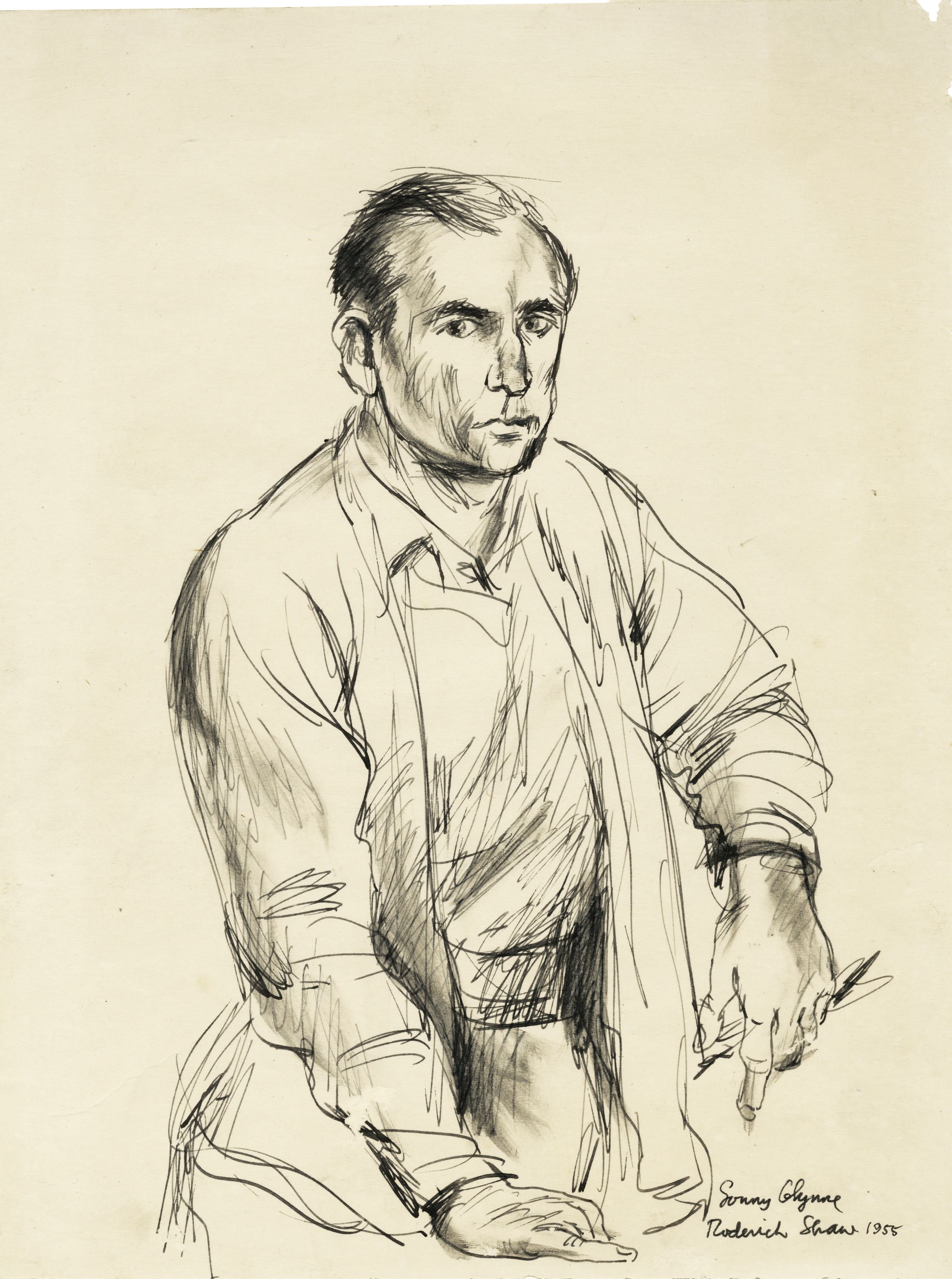 sketch of a man