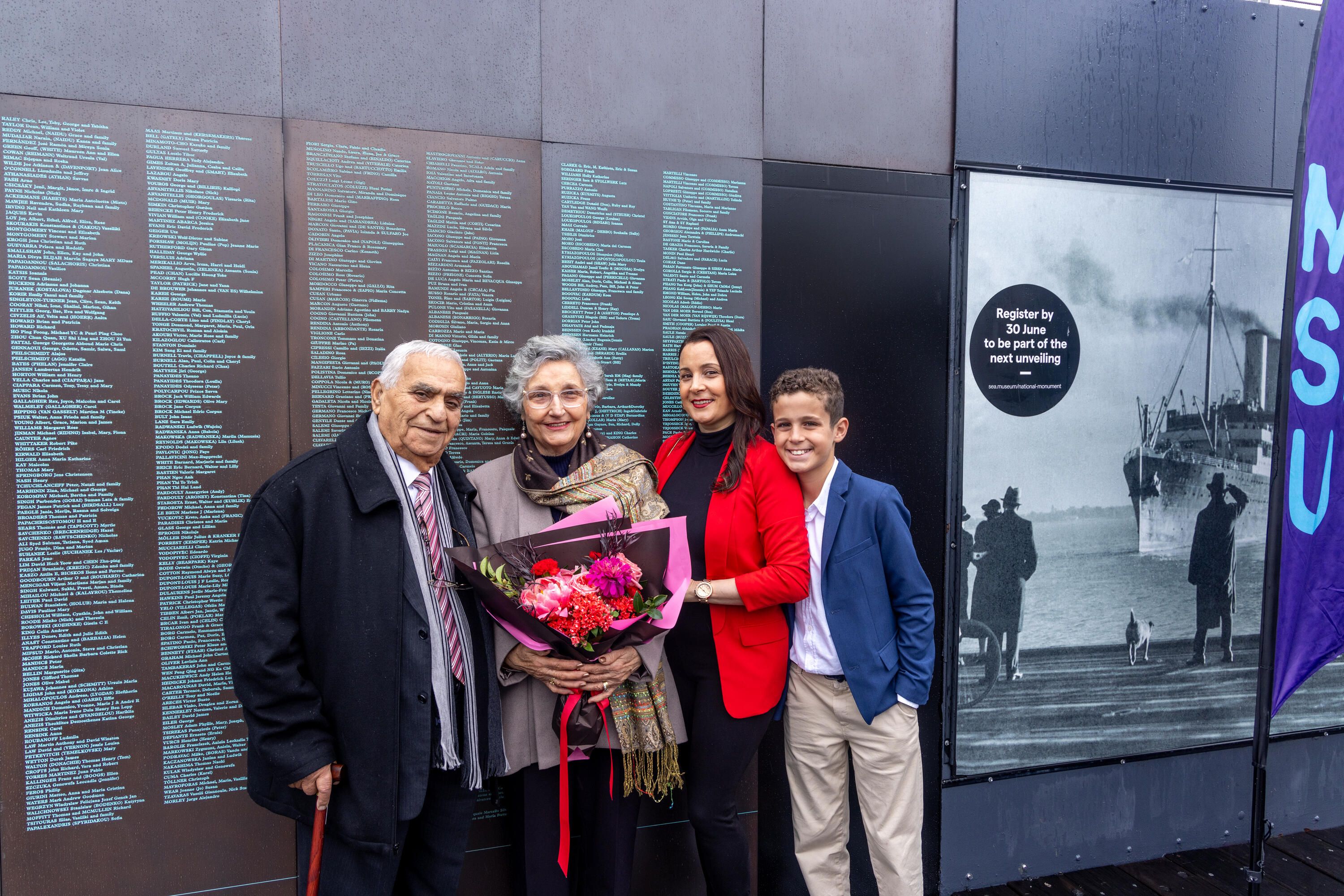 Monument to migration 2024 May unveiling