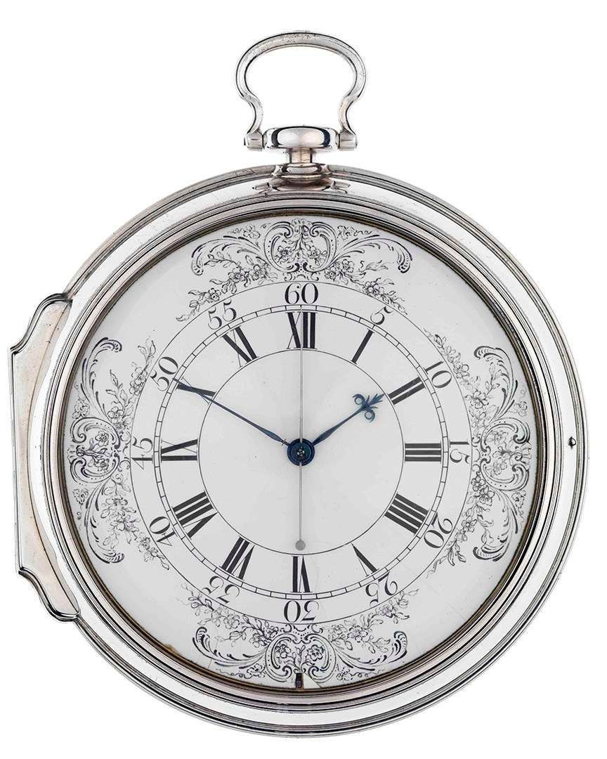 Photo of a silver watch